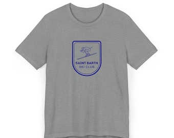 サン・バルト・スキークラブのロゴ入りシャツ、サン・バルト・スキークラブの半袖Tシャツ
