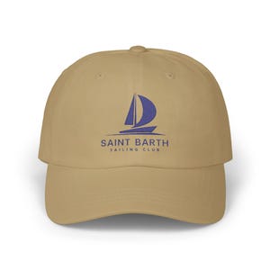 Saint Barth Sailing Club Dad Hat, St Barth Hat, Sailing Club Hat, Boating Baseball Hat, Resort Wear, 5 colors