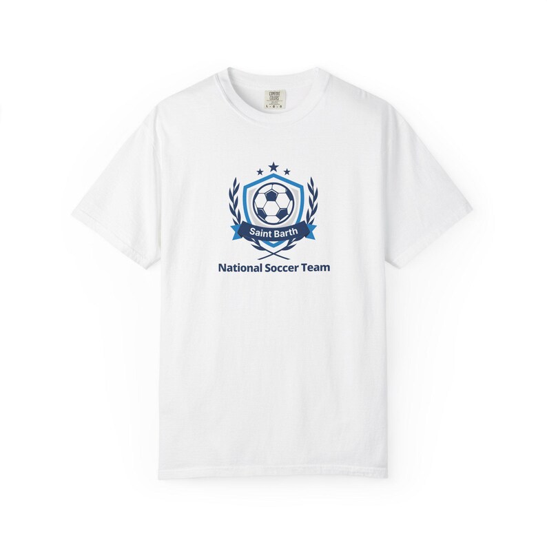 サン・バルテルミー島代表サッカーチームTシャツ｜ワールドカップTシャツ White