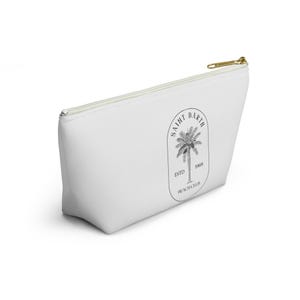 Zipper Pouch: Saint Barth Beach Club Design - Travel Makeup Bag image 4