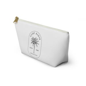Zipper Pouch: Saint Barth Beach Club Design - Travel Makeup Bag image 3