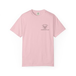 Saint Barth Athletic Club Logo T-Shirt | St Barth Tennis Blossom