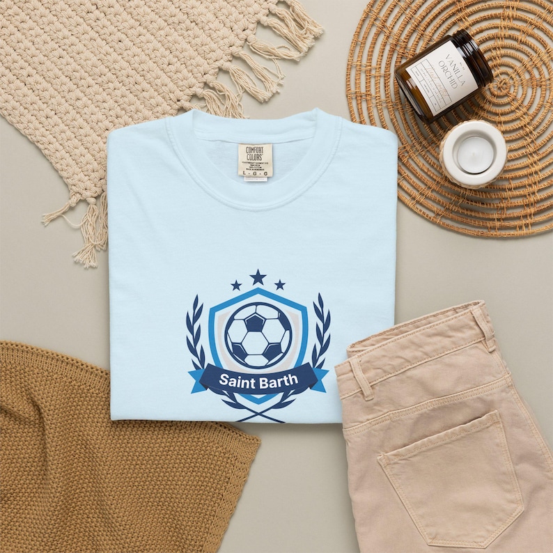 サン・バルテルミー島代表サッカーチームTシャツ｜ワールドカップTシャツ 画像 3