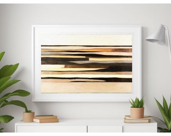 Abstract Modern Art Giclee Print of Original Painting for Office or Home Decor - Archival Inks Paper - FREE SHIPPING - gwilson