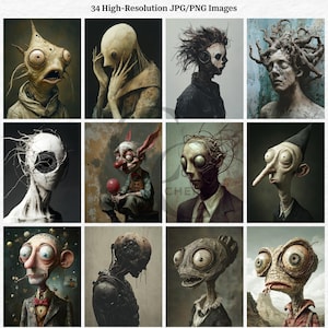 34 Curiously Bizarre Realities Printable Images, Surreal Fantasy ...