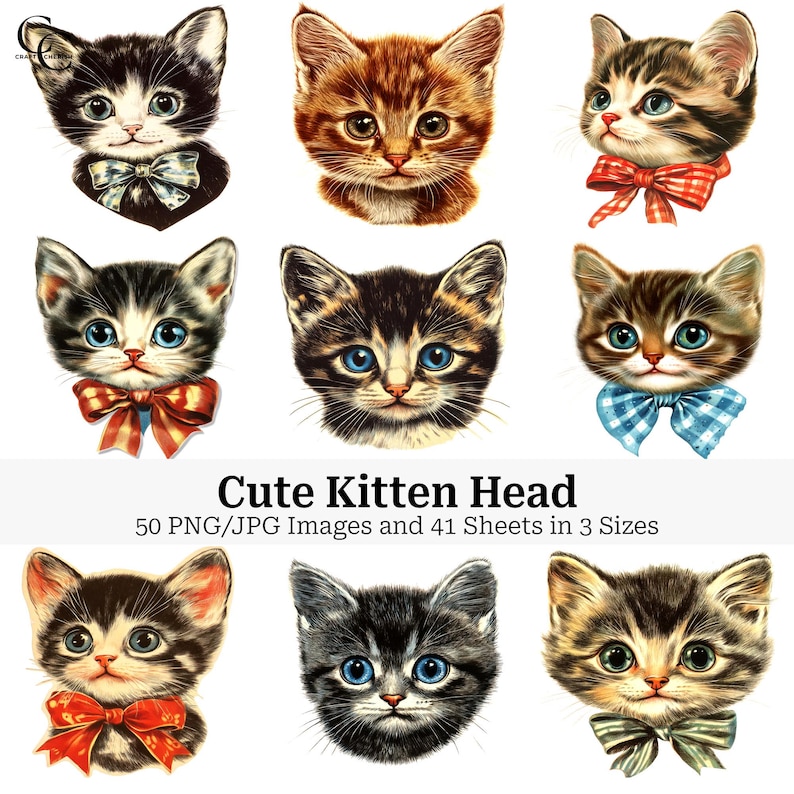 Cute Kitten Heads