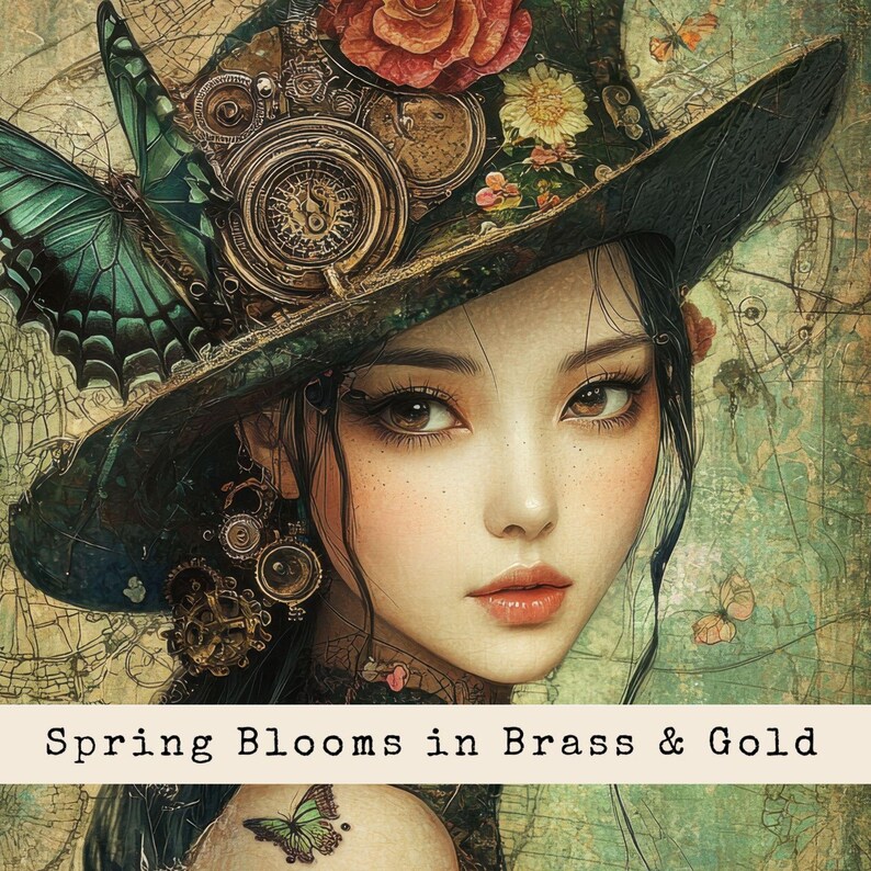 Steampunk Spring Computer Background 110 Spring Steampunk Digital Art Images: Portraits, Tags, Backgrounds ...