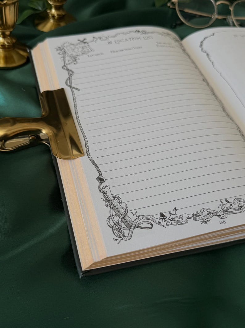 The Fantasy Ledger: the Ultimate Fantasy Reading Journal - Etsy