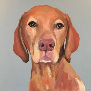 Custom Dog Portrait, 10 x 10 Custom Dog Portrait, Custom Dog Painting, Custom Pet Portrait, Pet Painting, Paint My Pup, Gift for Dog Lover image 4