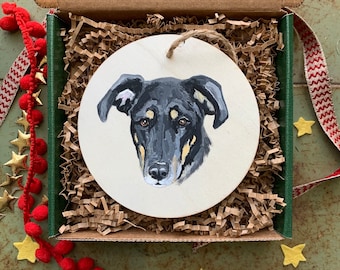 Custom Pet Portrait Ornament