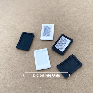 STL ebook reader per casa delle bambole 1/12 - Mobili in miniatura, file per la stampa 3D