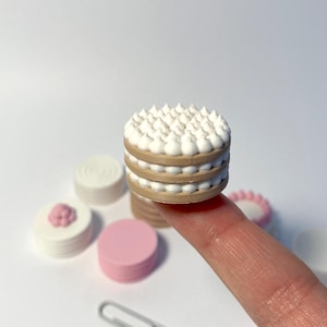 STL Set 8 Kuchen Miniatur für Puppenhaus 1/12 - Miniaturmöbel, 3D Druckdateien