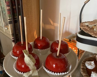 Faux candy apples 3 for 30.00
