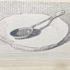 Wayne Thiebaud Zeichnung auf Papier