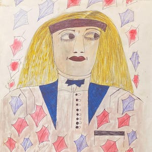 Lee Godie Zeichnung Auf Papier