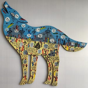 Howard Finster. Howling Wolf