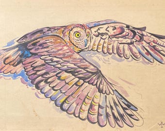 Walter Anderson dibujando sobre papel