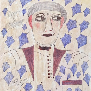 Lee Godie Zeichnung Auf Papier
