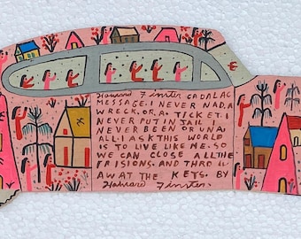 Howard Finster (1916-2001) Cadillac Painting