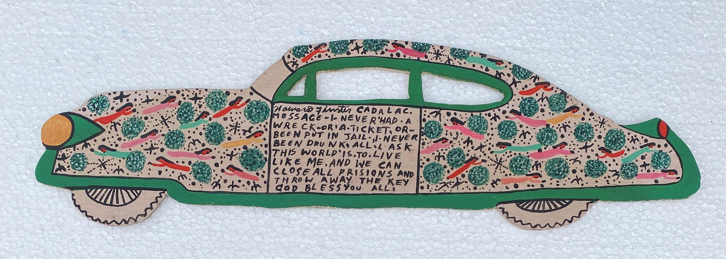 Howard Finster (1916-2001) Cadillac Painting