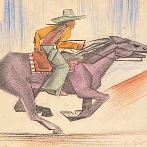 ◇ED MELL エド・メル【レッド・ロック・バレー】□リトグラフ