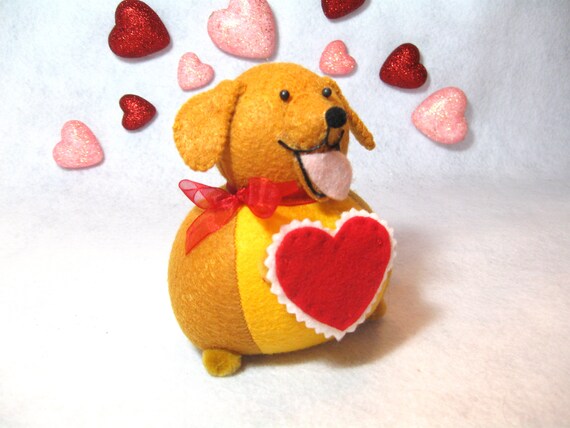 Valentines Day Gift Pincushion Dog Golden Retriever Gifts Etsy