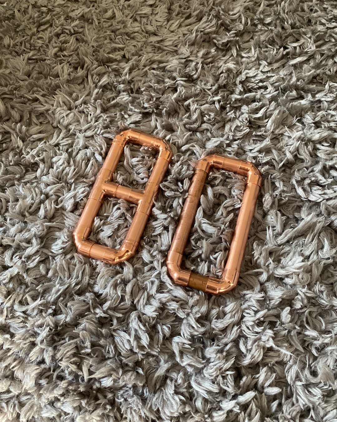 Copper Numbers - Etsy