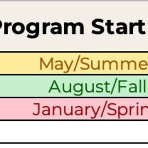 DPT Application Spreadsheet Template, Editable, Color Coded ...