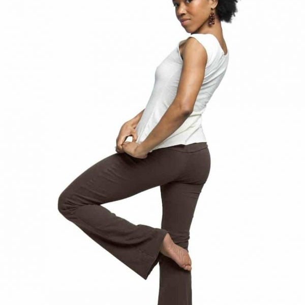 Pantalon de danse // Pantalon de yoga // Coton biologique et chanvre avec lycra // Mode écologique