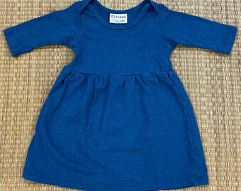 Long Sleeve Baby Dress // Blessed Baby // Hemp & Organic Cotton