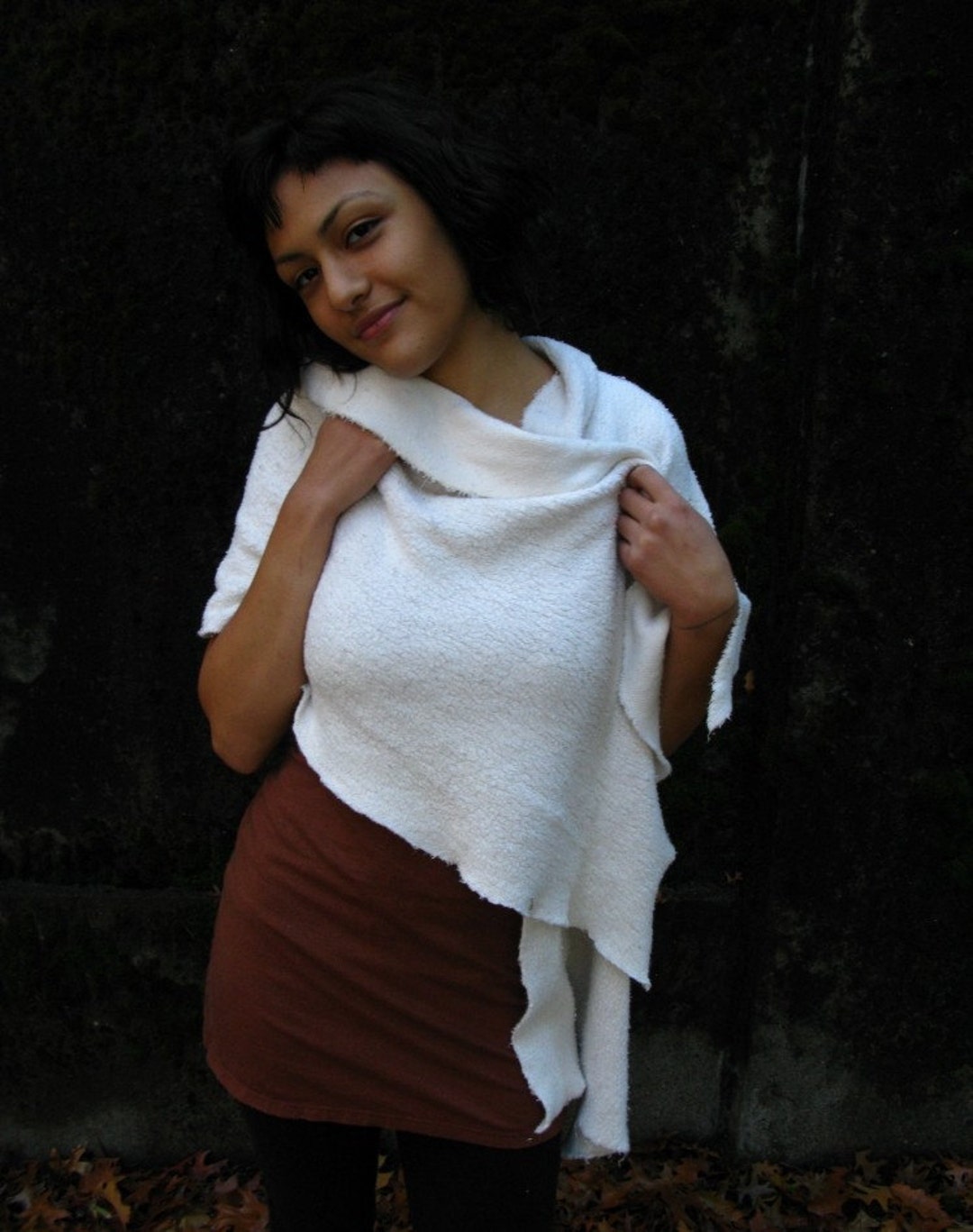 Plush Organic Cotton Sherpa Baby Blanket Scarf Etsy
