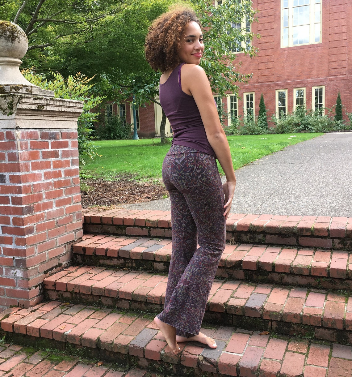 Dance Pants // Yoga Pants // Organic Cotton & Hemp W/lycra // Etsy