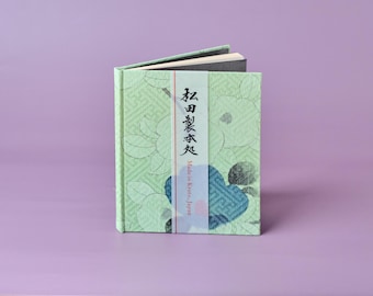 Handmade Japanese Kimono Journal – Compact Size 135x145mm – Vintage Silk Cover – Limited Edition