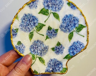 Hydrangea Shell Jewelry Dish