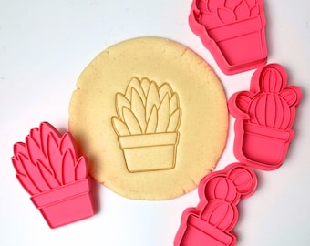 House Plant Cookie Cutter Set – Botanical Cookie Cutters – Succulent & Plant Cookie Set – Plant Lover Gift – Modern Cookie Cutter Set