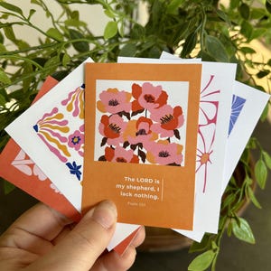 Carte biblique imprimable, cartes de prière, verset biblique imprimable, PDF, encouragements