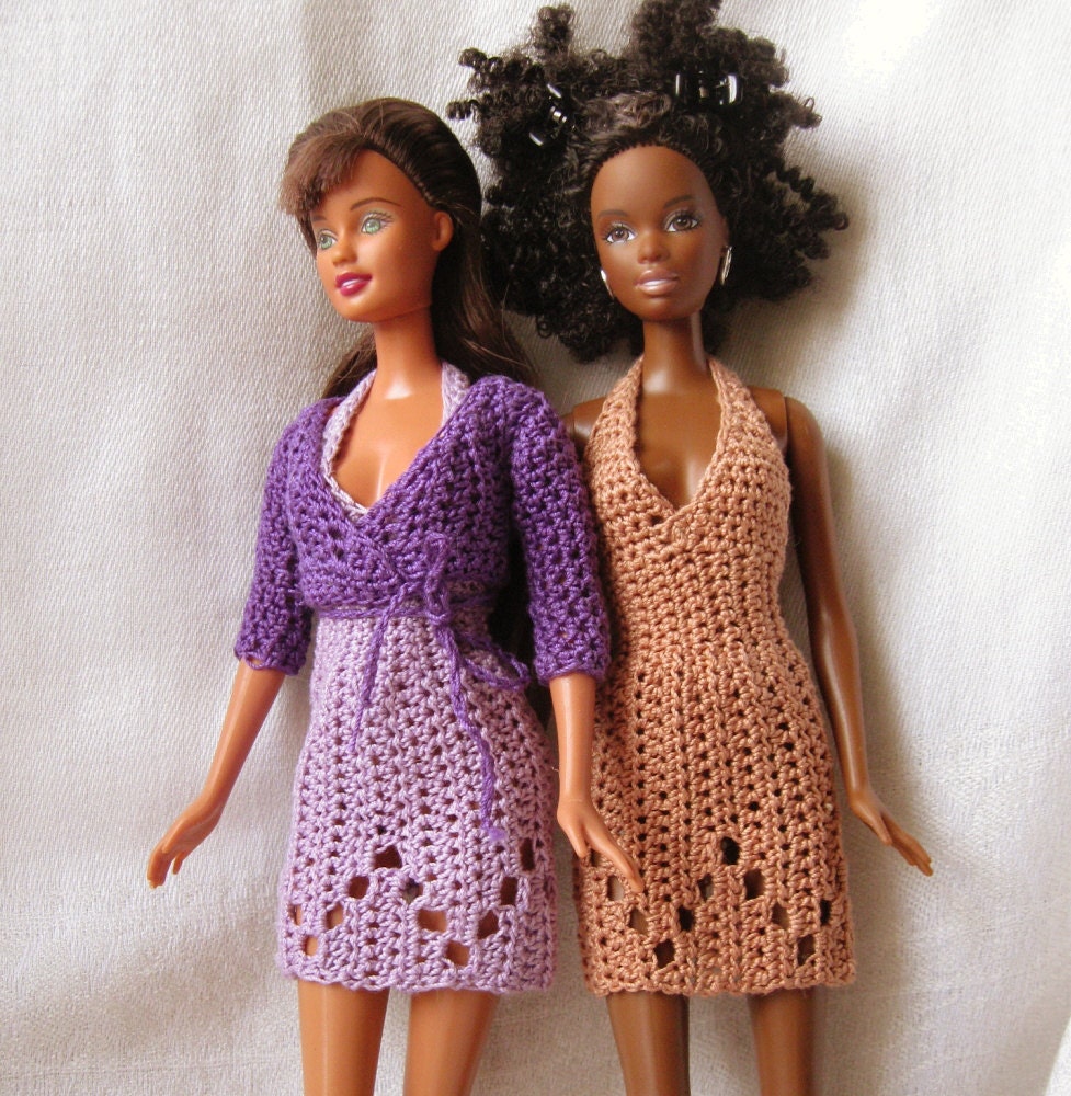 Crochet Party Dress for Barbie (Portuguese/Spanish)