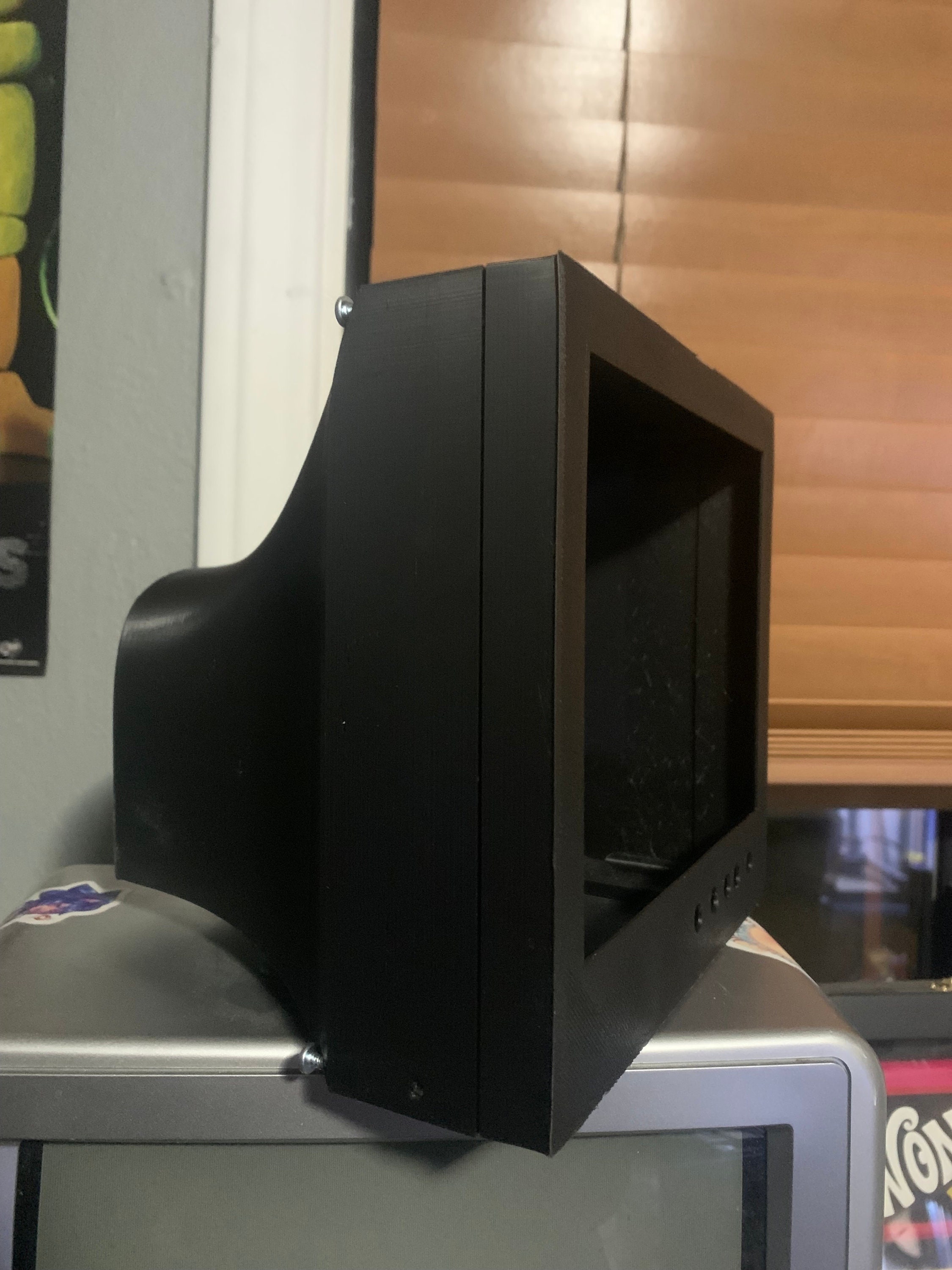 3D プリントされたレトロ風ミニ CRT モニター - Etsy 日本