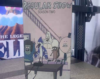 custom regular show season 2 vhs tape