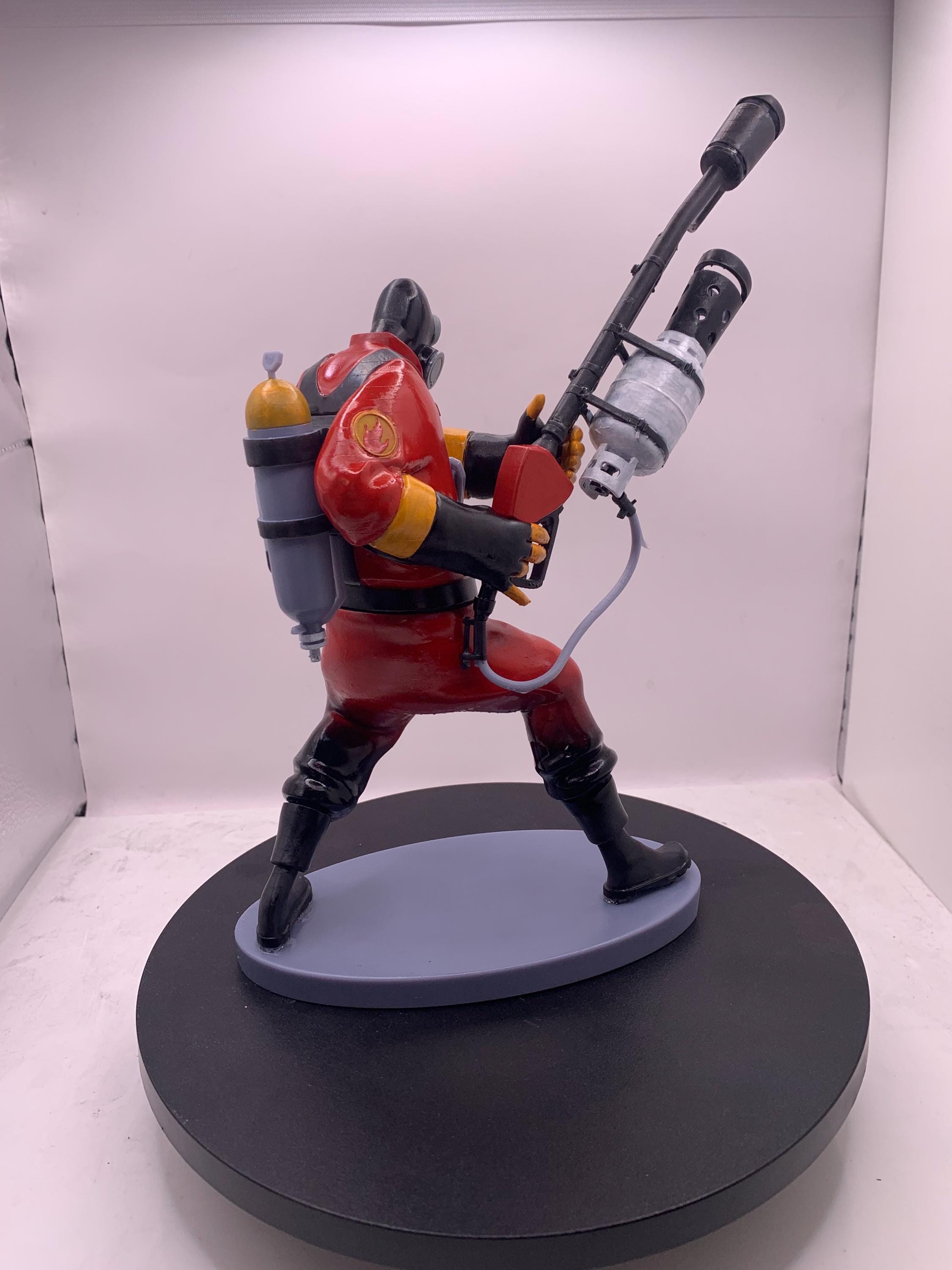 Pyro Tf2 Merch Resin Printed Team Fortress 2 Pyro Figurine - Etsy
