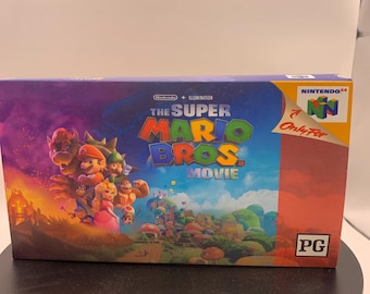 The super Mario bros movie custom vhs tape