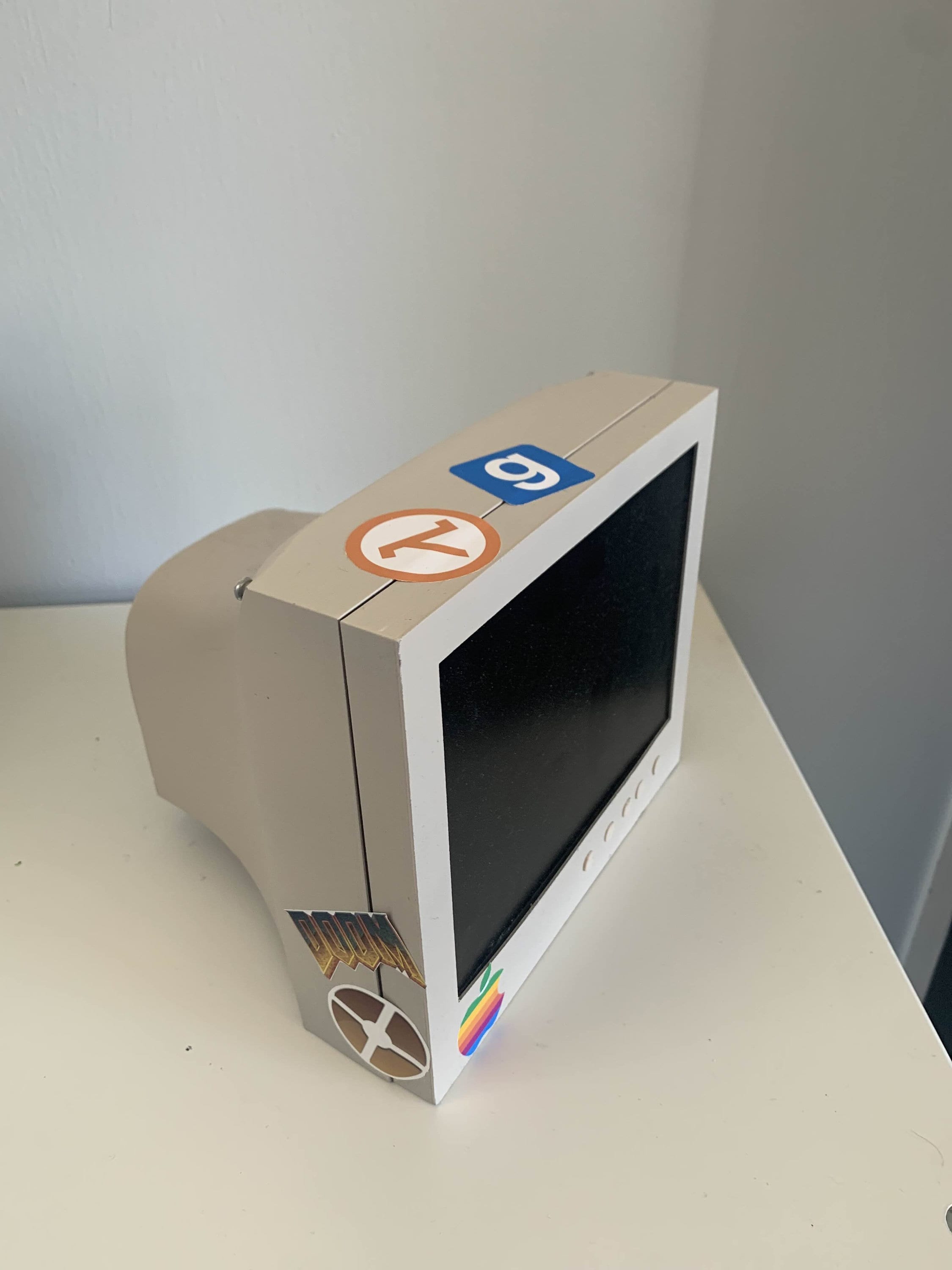 3D Printed Retro Inspired Mini CRT Monitor - Etsy
