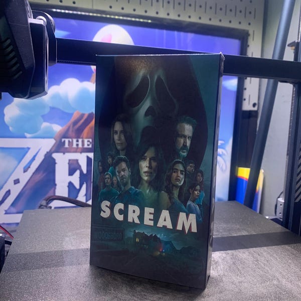 cassetta VHS personalizzata Scream 2022