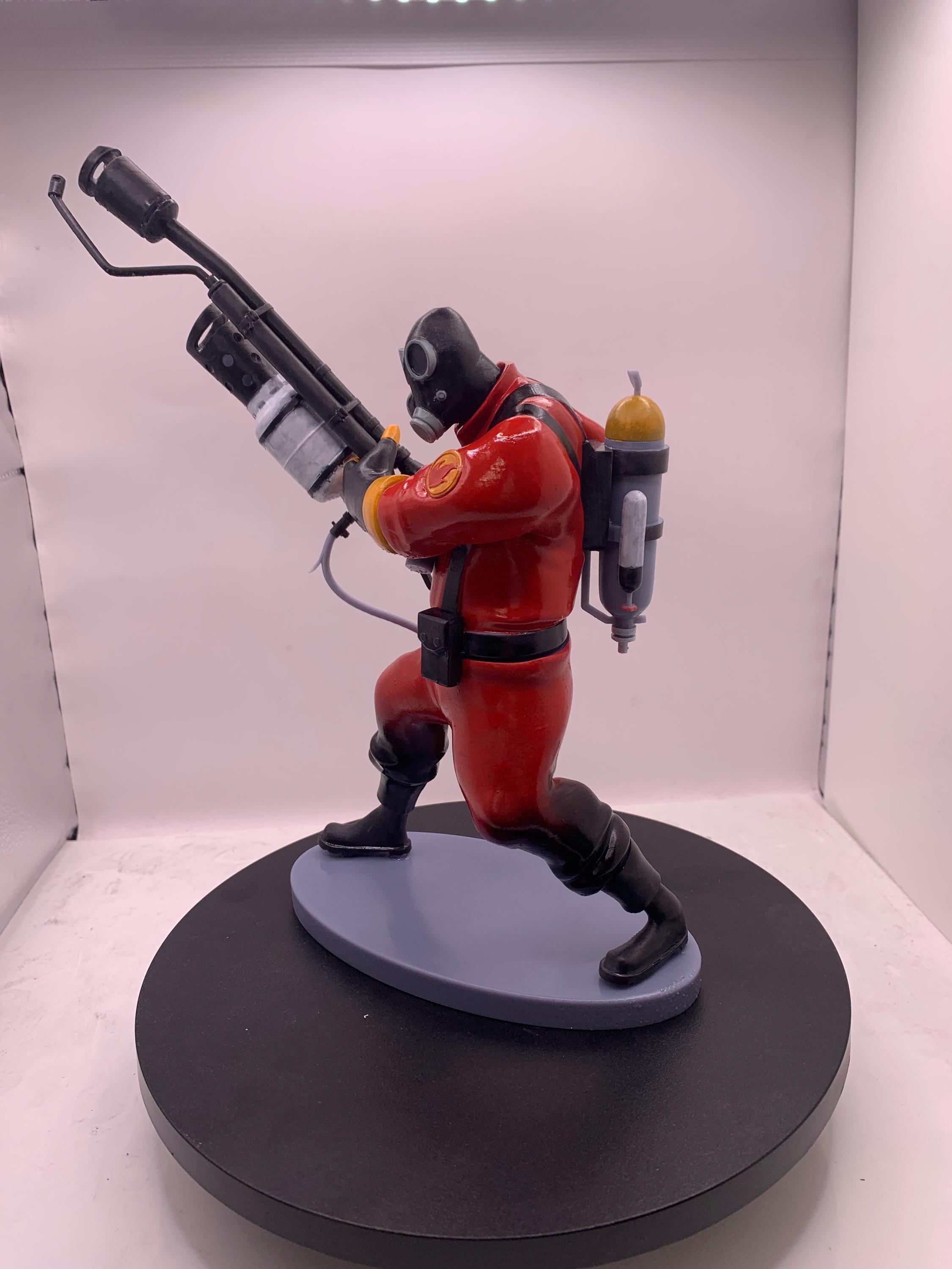 Pyro Tf2 Merch Resin Printed Team Fortress 2 Pyro Figurine - Etsy