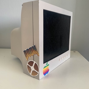 3D Printed Retro Inspired Mini CRT Monitor - Etsy