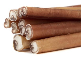 12" Bully Sticks for Dogs: Long Lasting USA Beef Chew