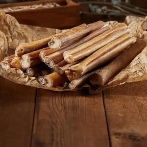 6-Inch Bully Sticks: Natural Grass-Fed Beef Chews - 10 Pack