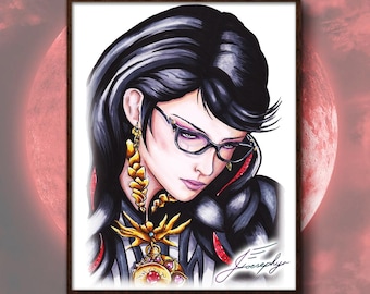 Fanart Print - Bayonetta (Bayonetta 3) COLOR
