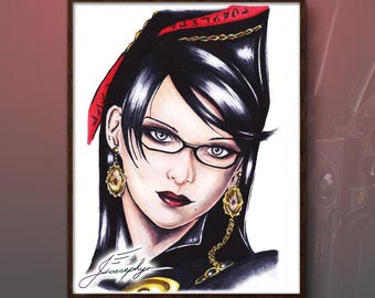 Fanart Print - Bayonetta COLOR