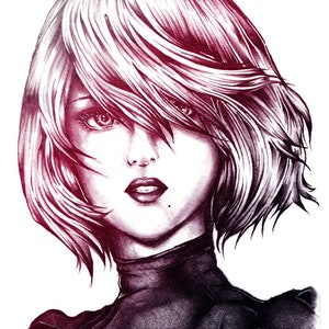 Fanart Print - 2B Nier Automata COLOR